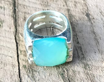 Mens turquoise ring | Etsy