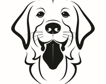 Labrador Retriever #1 Dog Breed K-9 Animal Pet Hound Lab Puppy Logo .SVG .EPS .PNG Digital Clipart Vector Cricut Cut Cutting Download File