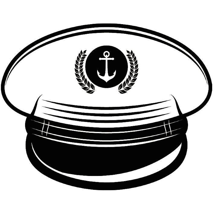 Download Captain Hat #2 Naval Navy Ship Boat Cap Uniform Clothes ...
