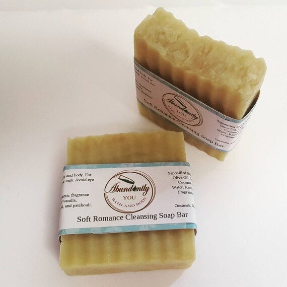 Soft Romance Soap Bar with Kaolin Clay | Body Cleansing Bar | Palm Free