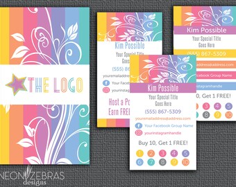 Floral Business Cards | Inspired by LuLaRoe Business Cards | Floral | Direct Sales
