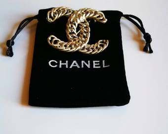 Authentic brooch CHANEL Vintage Haute Couture Made in France
