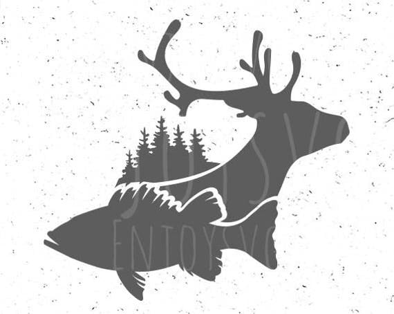 Download Fish and deer svg Fish SVG Deer svg Fish and deer svg file