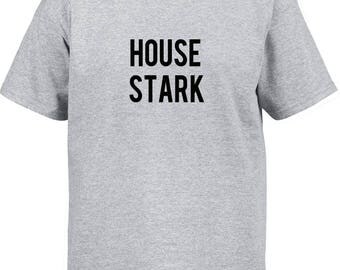 Game of Thrones Shirt / House Stark T-Shirt / GoT Clothing / Stark Shirt / Game of Thrones Gift / Gym Shirt Arya / Game of Thrones Party