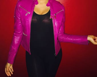 Bebe Leather motorcycle jacket