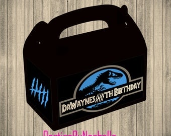 Jurassic World Favor Boxes