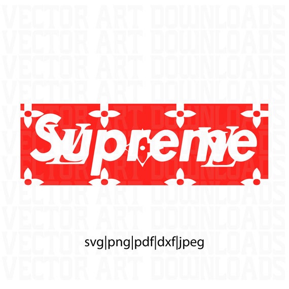 Inspired Supreme LV Box Logo Design Vector Art jpeg svg pdf
