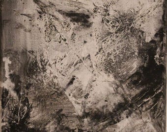 Abstract painting modern angry - 7 deadly sins
