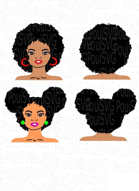 Download Afro svgAfro svg files Natural hair svgSilhouette cutting