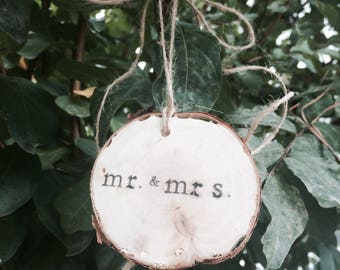 Customizable Birchwood Ornaments