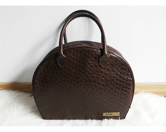 Moschino by Redwall vintage brown leather bag