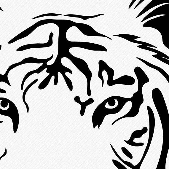 Download Layered Tiger Svg For Silhouette - Free Layered SVG Files