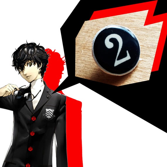  Persona  5  Cosplay Second year lapel pin protagonist