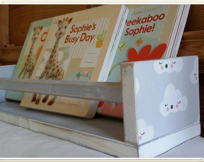 Customized cozy clouds bookcase