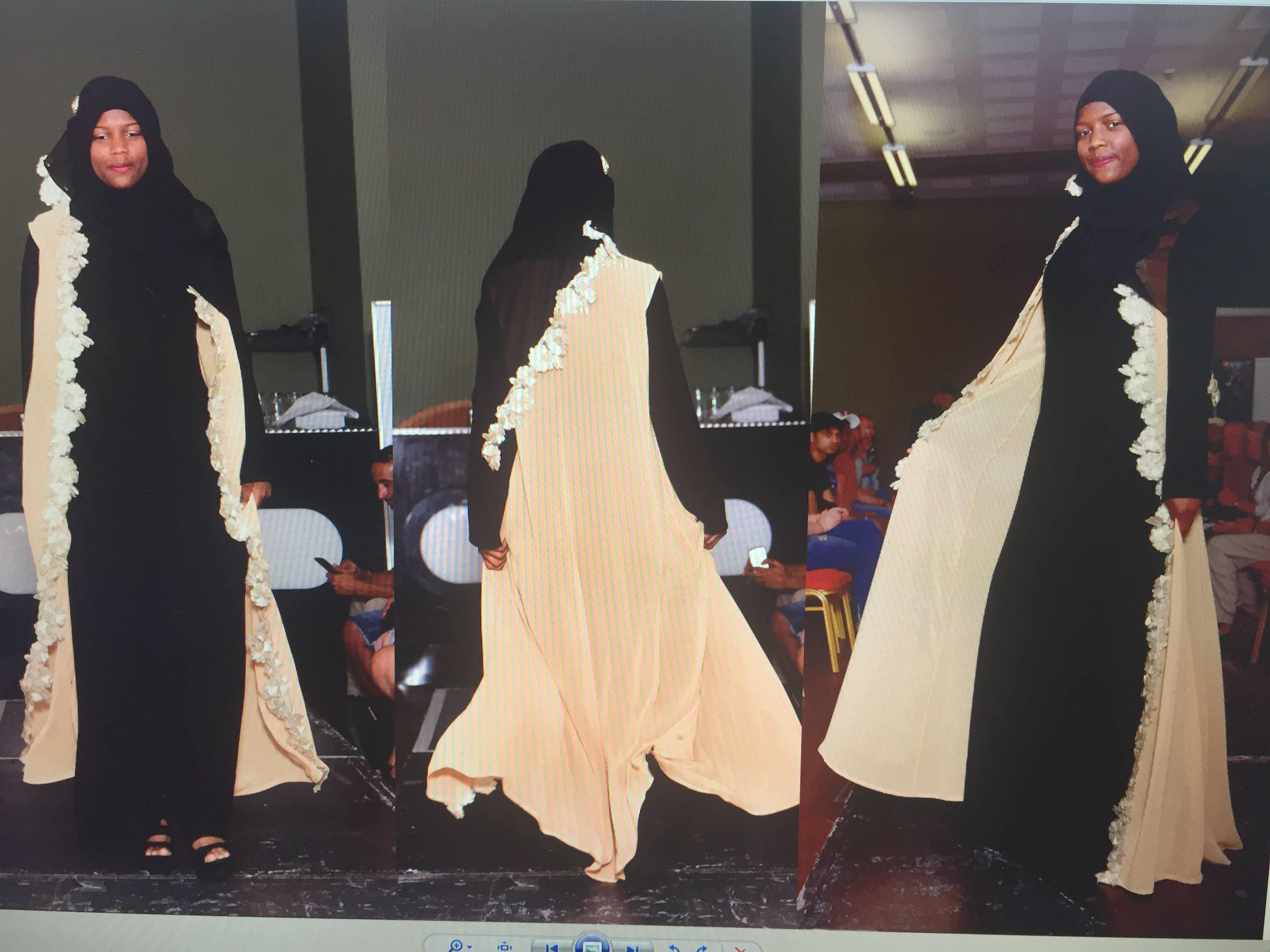 turtle neck abaya