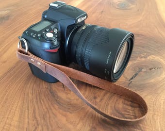 Leather Camera Strap Leather Strap DSLR Camera Strap Personalized Camera Canon Nikon Olympus Leica Vintage Camera Strap 3rd Anniversary Gift