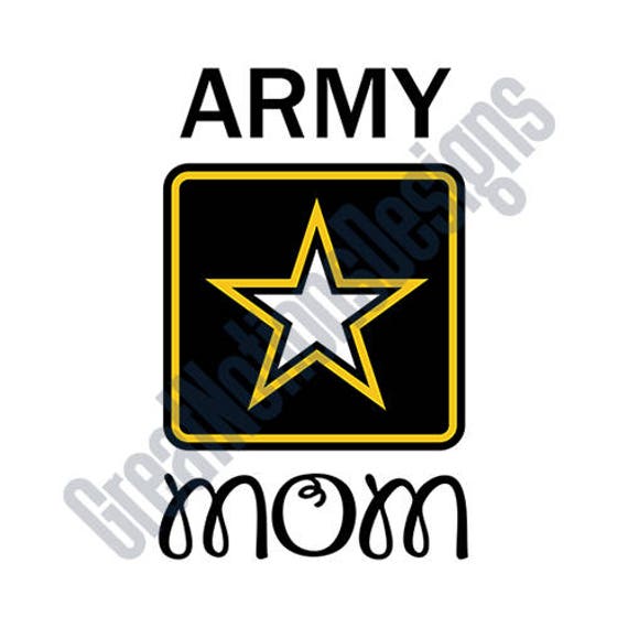 Army Mom SVG HTV Vinyl Cutting Graphic Art