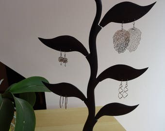 earring holder, jewelry holder, earring, jewelry for women, decorative wood jewelry wood jewelry display holder