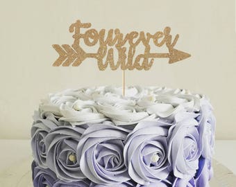 Download Young Wild and Three Cake Topper for Third Birthday Party