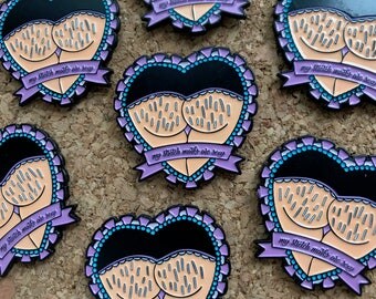 Body Positive, Feminism, My Stretch Marks Are Sexy, Feminist Enamel Pin, Brooch, Love your body, Love yoself, Accessories, Flair, Pin, Badge