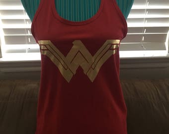 Wonder Woman tank top new logo