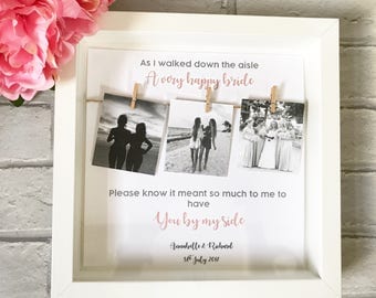 Bridesmaid Gift, Present for Bridesmaid, Bridesmaid Frame, Maid of Honour, Gift for Bridesmaids, Flower Girl Gift, Scrabble Frame