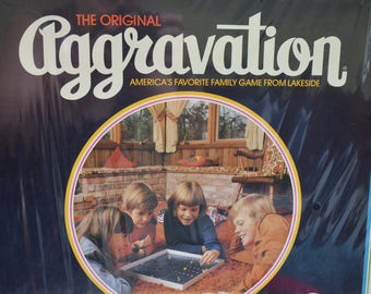 Aggravation Game Vintage still in wrapper