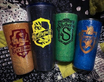 Hogwarts House Crest Custom Tumblers (Harry Potter)