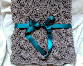Hand Knit Baby Blanket, Knit Newborn Blanket, Hand Knitted Baby Blanket, Made to Order, Knitted Baby Afghan, Hand Knit Afghan, Photo Prop