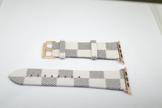 LV Apple watch band 42mm 38mm Genuine Leather iwatch strap