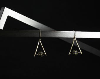Geometry Series No.6: Philosopher's stone; Handcraft, 9ct Gold, Black diamonds enamel in 22ct Gold