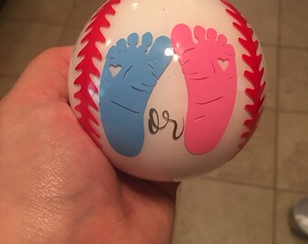 Gender Reveal Baseballs