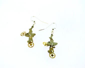 Watch Part Earrings