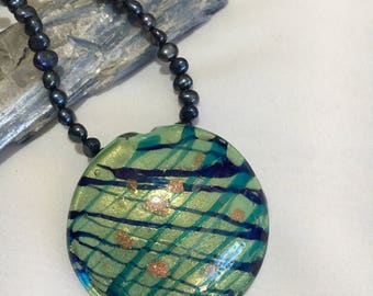 Pendant and Freshwater Pearls Necklace