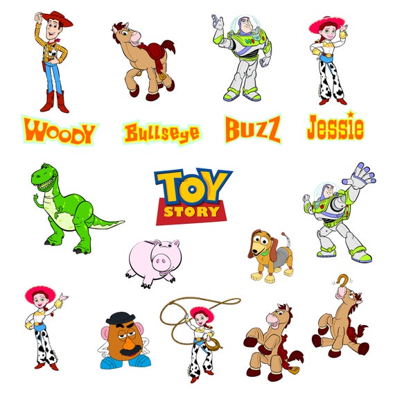 Toy Story 1 Svg/Eps/Png/Jpg/ClipartsPrintable Silhouette