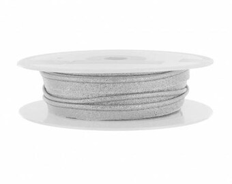 Piping silver lamé 10 mm