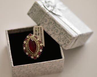 Handmade Turkish Style Ring 925 Sterling Silver