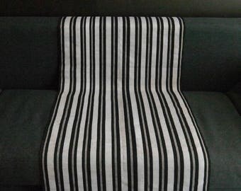 Okene Cloth black and White Stripped