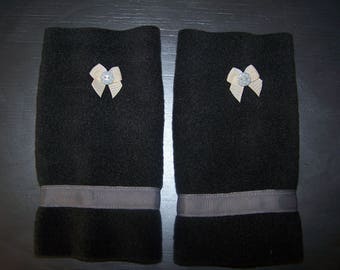 Mittens size S in fleece, fashion accessory