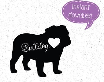 Download Bulldog svg | Etsy