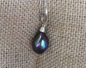 Black Pearl Necklace