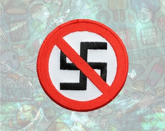 Anti Nazi Patch Love Patch Peace Patch Iron on Patch Sew On Patches