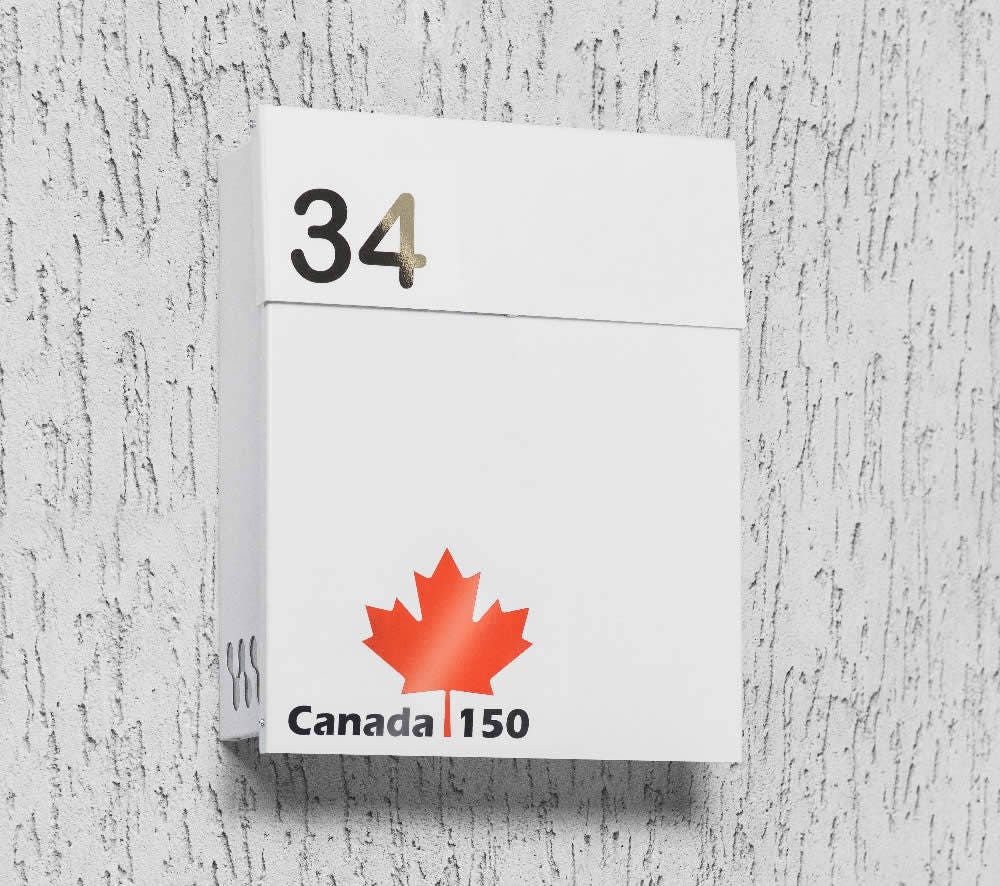 Modern mailbox Canada 150