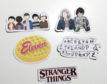 stranger things 12 pc sticker set stranger things stickers