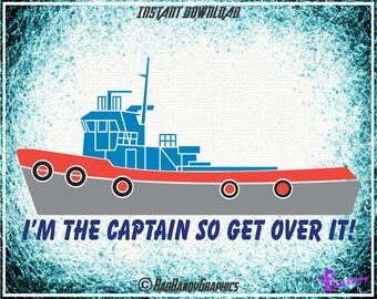 Boat captain svg | Etsy