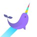 Glittery Narwhal