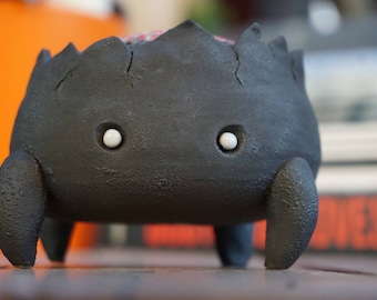 hand thrown, ceramic Lava Monster