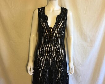 Crochet lace dress | Etsy