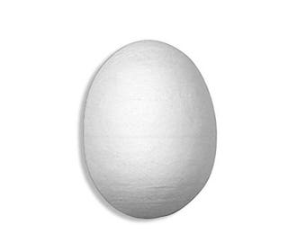 1 Large Spun Cotton Egg 2 1/4" ~ Czech Republic SC 301