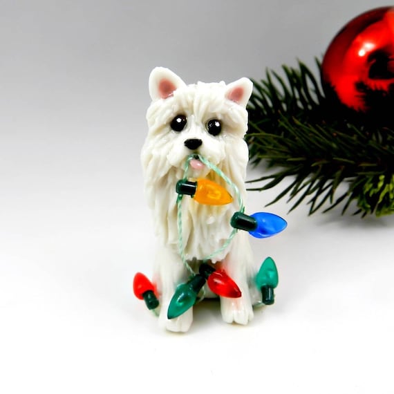 american eskimo dog figurines